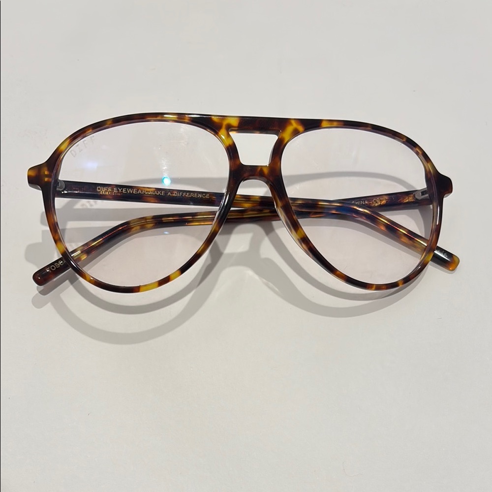 Tortoise Shell Aviator Glasses